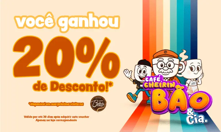 20% de desconto