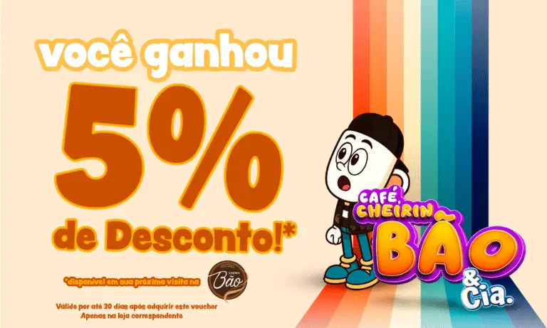 5% de desconto
